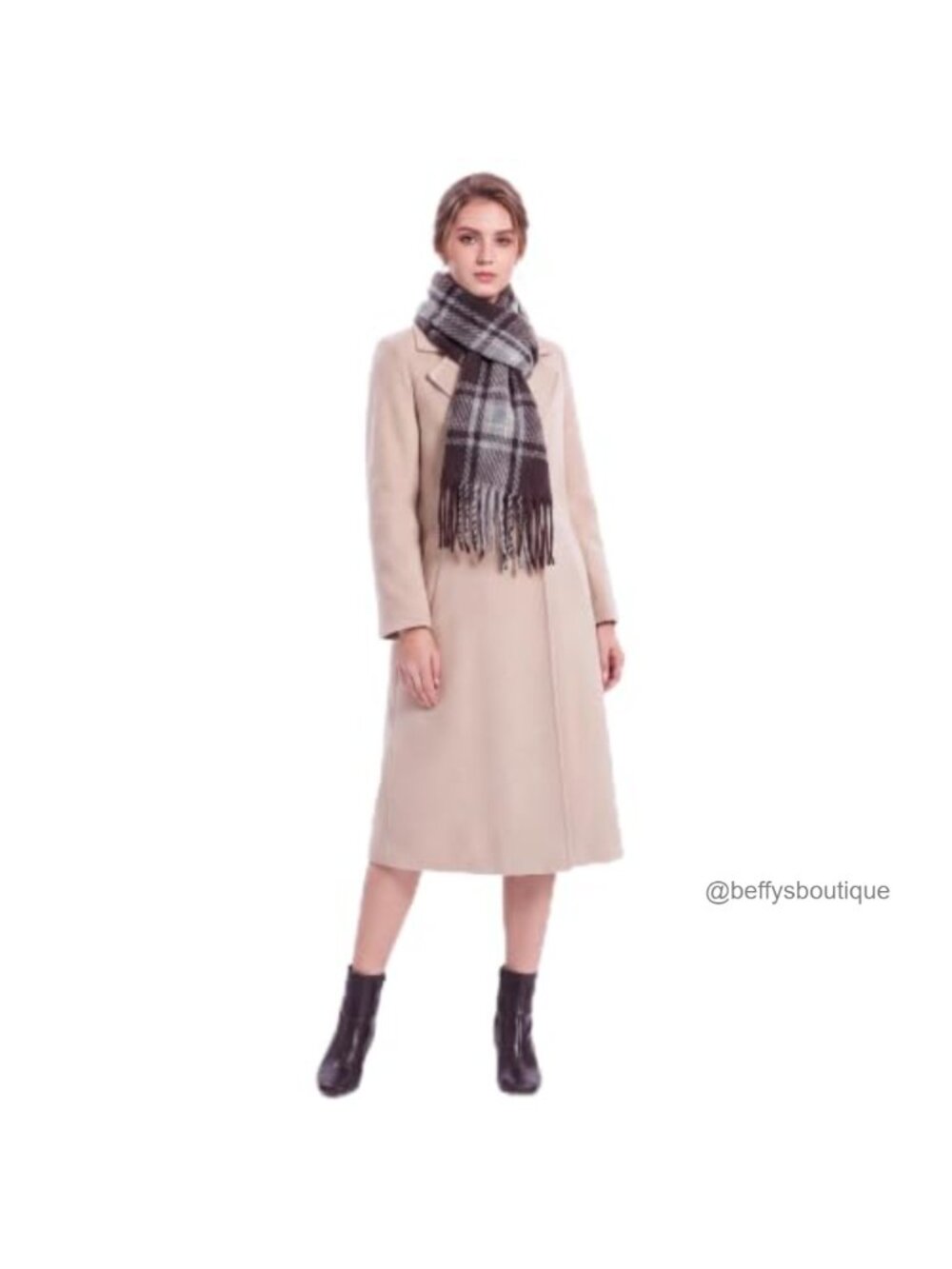 Soft Cashmere Plaid Pashmina Wrap Scarf Shawl